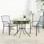 Round anthracite grey steel patio table Ø80x72.5 cm by , Garden tables - Ref: Foro24-4009263, Price: 104,41 €, Discount: %
