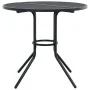 Round anthracite grey steel patio table Ø80x72.5 cm by , Garden tables - Ref: Foro24-4009263, Price: 104,41 €, Discount: %