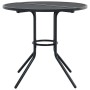 Runder Terrassentisch aus anthrazitgrauem Stahl Ø80x72,5 cm von , Gartentische - Ref: Foro24-4009263, Preis: 118,87 €, Rabatt: %
