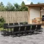 Gartensitzgruppe, 15-teilig, in Schwarz aus Textilene von , Gartensets - Ref: Foro24-3295131, Preis: 690,81 €, Rabatt: %