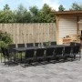 17-piece black textilene garden dining set by , Garden sets - Ref: Foro24-3295127, Price: 800,40 €, Discount: %