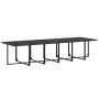 17-piece black textilene garden dining set by , Garden sets - Ref: Foro24-3295127, Price: 809,66 €, Discount: %