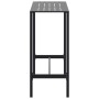 High bar table with black powder-coated steel finish, 100x50x110 cm by , Garden tables - Ref: Foro24-4009268, Price: 134,93 €...