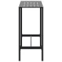 High bar table with black powder-coated steel finish, 100x50x110 cm by , Garden tables - Ref: Foro24-4009268, Price: 123,09 €...