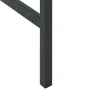 High bar table with black powder-coated steel finish, 100x50x110 cm by , Garden tables - Ref: Foro24-4009268, Price: 123,09 €...