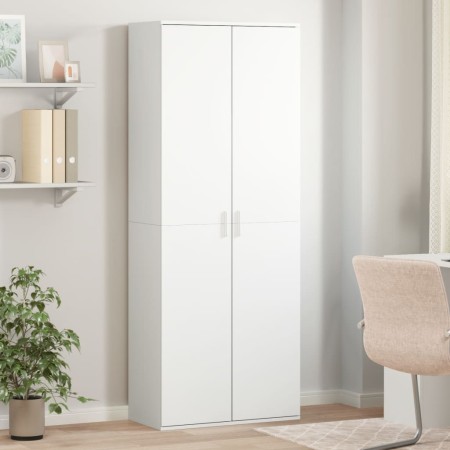 Hoher Schrank aus weißem Ingenieurholz 70x35x180 cm von , Schließfächer und Lagerschränke - Ref: Foro24-3276658, Preis: 170,7...