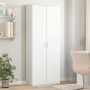 Hoher Schrank aus weißem Ingenieurholz 70x35x180 cm von , Schließfächer und Lagerschränke - Ref: Foro24-3276658, Preis: 170,7...
