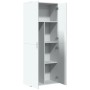 Hoher Schrank aus weißem Ingenieurholz 70x35x180 cm von , Schließfächer und Lagerschränke - Ref: Foro24-3276658, Preis: 170,7...