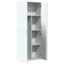 Tall white engineered wood sideboard 70x35x180 cm by , Lockers and storage cabinets - Ref: Foro24-3276658, Price: 196,76 €, D...