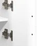 Tall white engineered wood sideboard 70x35x180 cm by , Lockers and storage cabinets - Ref: Foro24-3276658, Price: 196,76 €, D...