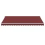 Manual retractable awning in burgundy color, 450x350 cm. by , Awnings - Ref: Foro24-3214986, Price: 386,98 €, Discount: %