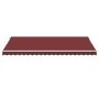 Manual retractable awning in burgundy, 500x350 cm. by , Awnings - Ref: Foro24-3214990, Price: 416,32 €, Discount: %