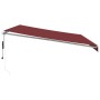 Automatic retractable burgundy awning 500x350 cm by , Awnings - Ref: Foro24-3214992, Price: 506,11 €, Discount: %
