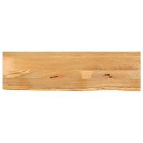 Solid mango wood natural edge table top 100x20x2.5 cm by , Table tops - Ref: Foro24-370420, Price: 38,21 €, Discount: %