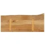 Solid mango wood natural edge table top 70x30x2.5 cm by , Table tops - Ref: Foro24-370429, Price: 33,84 €, Discount: %