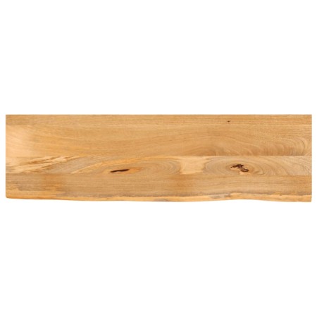 Massivholz-Tischplatte mit natürlicher Kante aus Mangoholz 120x30x2,5 cm von , Tischplatten - Ref: Foro24-370434, Preis: 82,3...