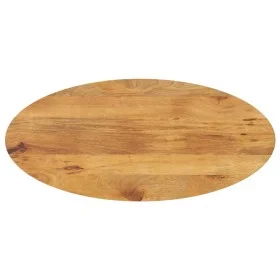 Solid mango wood oval table top 100x40x2.5 cm by , Table tops - Ref: Foro24-370860, Price: 52,59 €, Discount: %