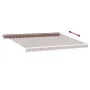 Manual retractable awning with LED light brown 450x300 cm by , Awnings - Ref: Foro24-3215381, Price: 371,81 €, Discount: %