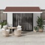 Toldo retráctil manual marrón 400x300 cm de , Toldos - Ref: Foro24-3215720, Precio: 930,94 €, Descuento: %