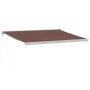 Toldo retráctil manual marrón 400x300 cm de , Toldos - Ref: Foro24-3215720, Precio: 931,34 €, Descuento: %