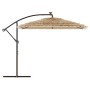 Garden umbrella with brown steel pole 246x246x230 cm by , Umbrellas - Ref: Foro24-4005074, Price: 181,81 €, Discount: %