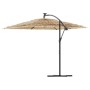 Garden umbrella with brown steel pole 246x246x230 cm by , Umbrellas - Ref: Foro24-4005074, Price: 181,81 €, Discount: %