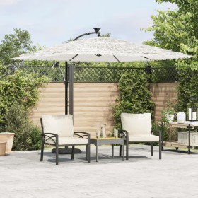 Garden umbrella with white steel pole 269x269x235 cm by , Umbrellas - Ref: Foro24-4005081, Price: 114,47 €, Discount: %