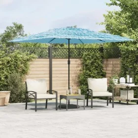 Gartenschirm mit blauem Stahlmast 290x290x238 cm von , Sonnenschirme - Ref: Foro24-4005083, Preis: 135,36 €, Rabatt: %