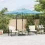 Gartenschirm mit blauem Stahlmast 290x290x238 cm von , Sonnenschirme - Ref: Foro24-4005083, Preis: 135,14 €, Rabatt: %