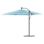 Gartenschirm mit blauem Stahlmast 290x290x238 cm von , Sonnenschirme - Ref: Foro24-4005083, Preis: 135,14 €, Rabatt: %