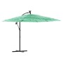 Garden umbrella with green steel pole 246x246x230 cm by , Umbrellas - Ref: Foro24-4005076, Price: 158,47 €, Discount: %