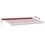 Automatische ausfahrbare Markise in Bordeauxrot, 600x300 cm. von , Markisen - Ref: Foro24-3310198, Preis: 488,92 €, Rabatt: %