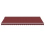 Automatic retractable burgundy awning 500x300 cm by , Awnings - Ref: Foro24-3310193, Price: 528,27 €, Discount: %