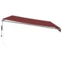 Automatische ausfahrbare Markise in Bordeauxrot, 500x300 cm. von , Markisen - Ref: Foro24-3310193, Preis: 483,50 €, Rabatt: %