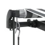Automatic retractable awning with LED light in anthracite and white, 500x300cm. by , Awnings - Ref: Foro24-3310241, Price: 54...