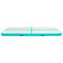 Aufblasbare Gymnastikmatte mit Pumpe, grünes PVC, 300 x 100 x 15 cm von vidaXL, Pilates und Yogamatten - Ref: Foro24-92660, P...