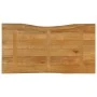 Solid mango wood natural edge table top 100x60x2.5 cm by , Table tops - Ref: Foro24-370766, Price: 83,66 €, Discount: %