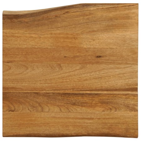 Massivholz-Tischplatte mit natürlicher Kante aus Mangoholz 80x80x2,5 cm. von , Tischplatten - Ref: Foro24-370770, Preis: 121,...