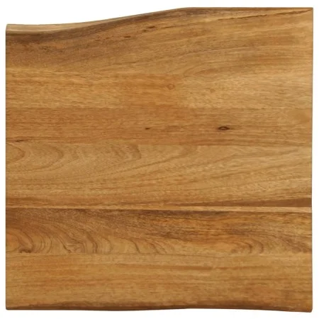 Solid mango wood natural edge table top 80x80x2.5 cm by , Table tops - Ref: Foro24-370770, Price: 118,29 €, Discount: %