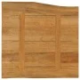 Solid mango wood natural edge table top 80x80x2.5 cm by , Table tops - Ref: Foro24-370770, Price: 118,29 €, Discount: %