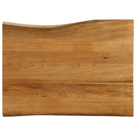 Solid mango wood natural edge table top 70x60x3.8 cm by , Table tops - Ref: Foro24-370787, Price: 78,40 €, Discount: %