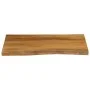 Solid mango wood natural edge table top 70x60x3.8 cm by , Table tops - Ref: Foro24-370787, Price: 89,75 €, Discount: %