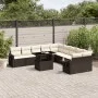 Garden sofa set 11 pcs with brown synthetic rattan cushions by , Garden sets - Ref: Foro24-3268173, Price: 762,98 €, Discount: %
