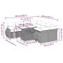 9-piece garden sofa set with beige synthetic rattan cushions by , Garden sets - Ref: Foro24-3268429, Price: 624,06 €, Discoun...