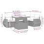 Garden sofa set with 6-piece synthetic rattan beige cushions by , Garden sets - Ref: Foro24-3268519, Price: 455,72 €, Discoun...