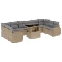 11-piece garden sofa set with beige synthetic rattan cushions by , Garden sets - Ref: Foro24-3268779, Price: 793,63 €, Discou...