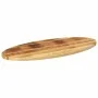 Oval solid mango wood table top 90x40x3.8 cm by , Table tops - Ref: Foro24-370829, Price: 51,10 €, Discount: %