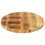 Ovaler Massivholz-Tischplatte aus Mangoholz 90x40x3,8 cm von , Tischplatten - Ref: Foro24-370829, Preis: 51,10 €, Rabatt: %