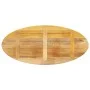 Oval solid mango wood table top 90x40x3.8 cm by , Table tops - Ref: Foro24-370829, Price: 51,10 €, Discount: %