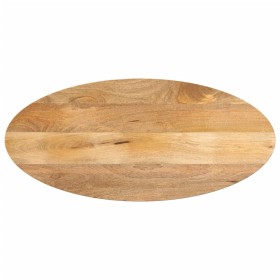 Solid mango wood oval table top 80x40x3.8 cm by , Table tops - Ref: Foro24-370848, Price: 50,28 €, Discount: %